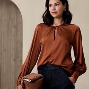 Banana Republic Keyhole Blouse